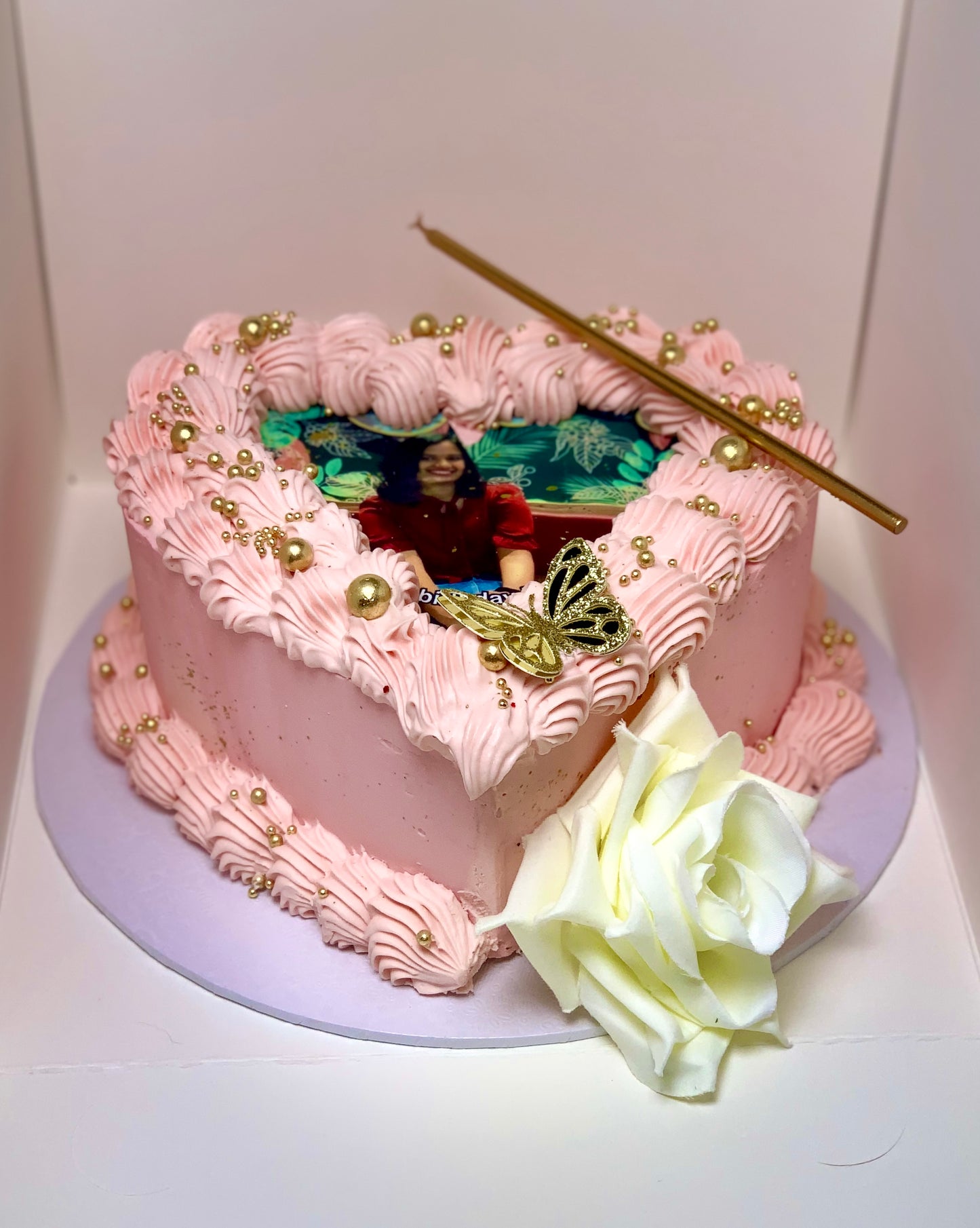 6 inch custom Heart shaped cake