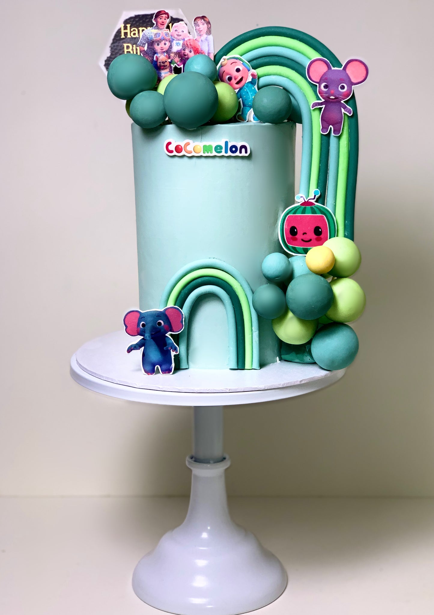 6 inch Coco Melon Birthday Cake