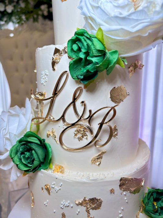 3 tier wedding cake