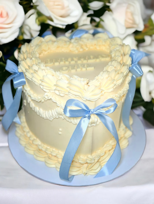 (1) Tall Heart cake