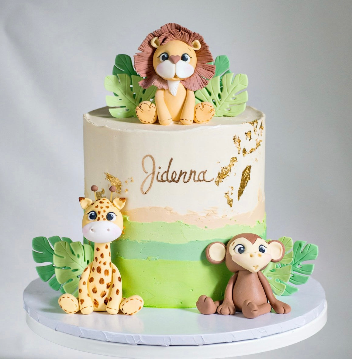 Safari Theme Birthday Cake